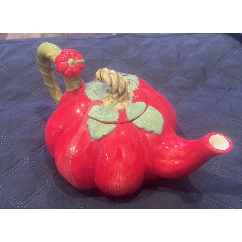 NEW Blue Sky Clayworks TOMATO TEAPOT  Teapot 2025 Release